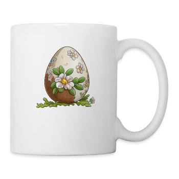 Joli œuf de bébé design pour Pâques et le printemps - Mug blanc - blanc - Droite