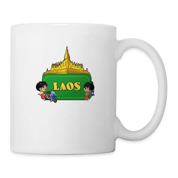 Laos Laos Laotian Fille Robe Lao I Cadeau - Mug blanc - blanc - Droite