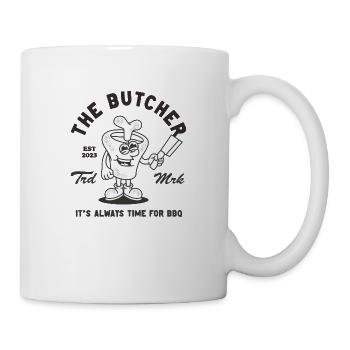 the butcher 1 - Tasse - Weiß - Rechts