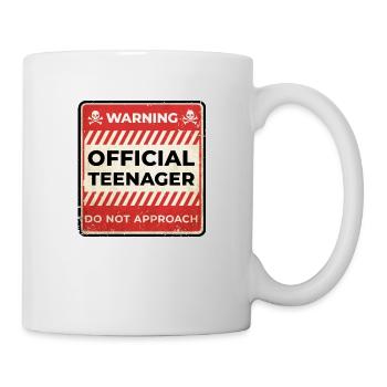 Offizielles Geschenk zum 13. Geburtstag des Teenagers 13 Jahre alt - Tasse - Weiß - Rechts