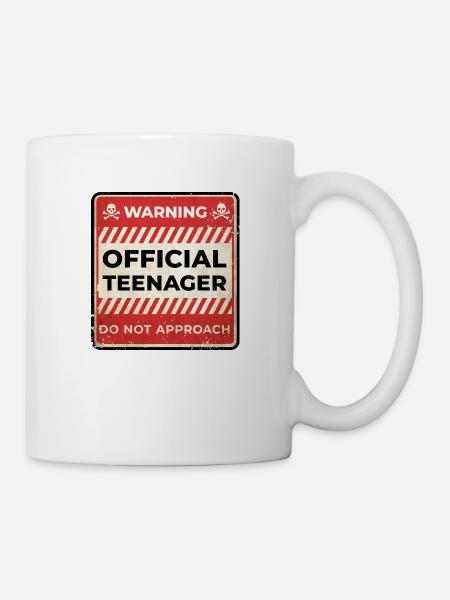 Offizielles Geschenk zum 13. Geburtstag des Teenagers 13 Jahre alt - Tasse - Weiß