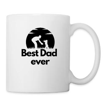 Best Dad ever - Tasse - Weiß - Rechts