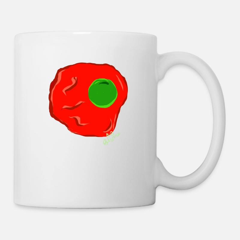 RED FRIED EGG - Mug - white