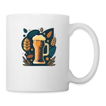Tasse de bière artisanale pour les amateurs de bière - Mug blanc - blanc - Droite