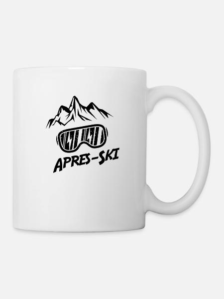 apres ski - Tasse - Weiß