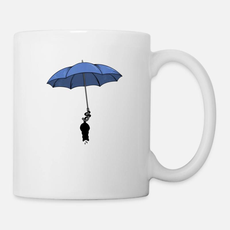Kafka am Strand - Tasse - Weiß