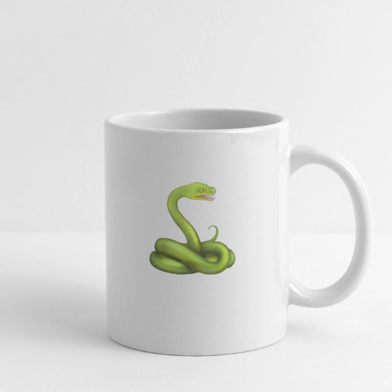 Der Grüne Python Schlange Dschungel Tier Tasse