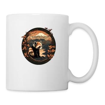 Roter Panda 10 - Tasse - Weiß - Rechts