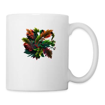 Les feuilles - Mug blanc - blanc - Droite