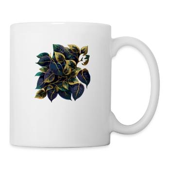 Les feuilles naturelles - Mug blanc - blanc - Droite