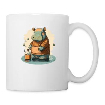 Hippo 7 - Mug - white - Right