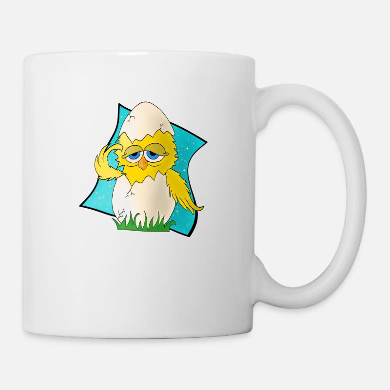 schlüpfendes Küken - Tasse - Weiß