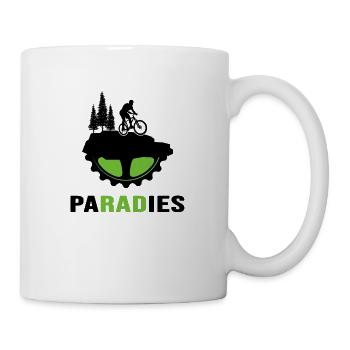 Bicycle Bike Bicycle chain "bike paradise" - Mug - white - Right