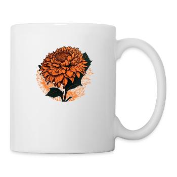 Orange Flower Gift - Mug - white - Right