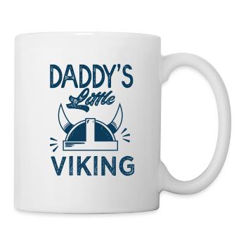 petit viking de papa naissance grossesse - Mug blanc - blanc - Droite