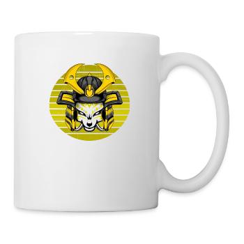 Kitsun Vaporwave Japanische Kami Vaporwave Kitsune - Tasse - Weiß - Rechts