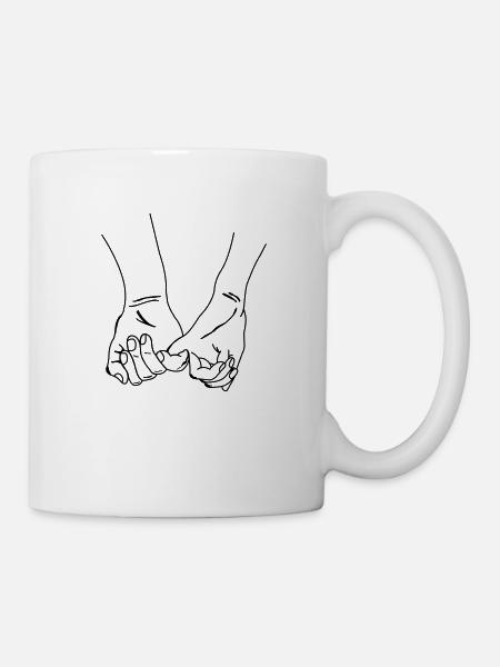 hands - Mug - white