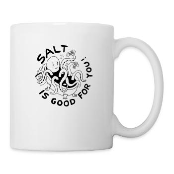 Salt is good for you - Mug blanc - blanc - Droite