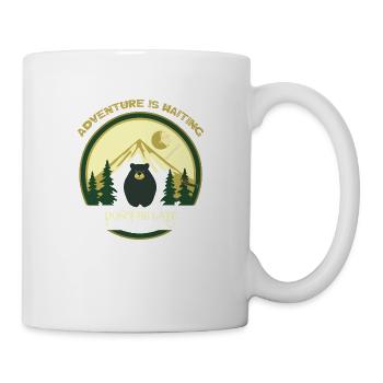 Abenteuer wartet auf Sie - Tasse - Weiß - Rechts