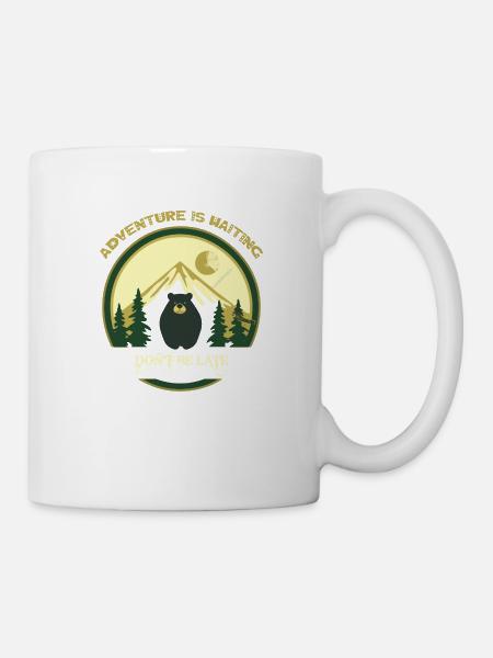 Abenteuer wartet auf Sie - Tasse - Weiß