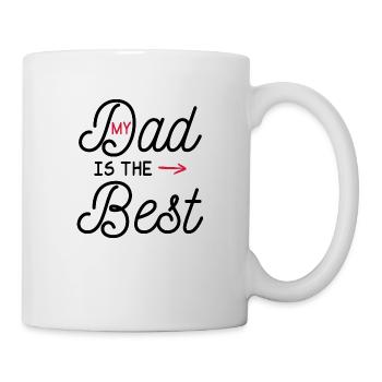 Papa est le meilleur / humour papa - Mug blanc - blanc - Droite