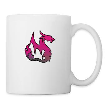 Dragon Rose - Mug blanc - blanc - Droite