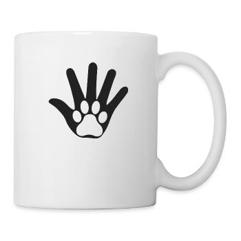 Main - Mug blanc - blanc - Droite