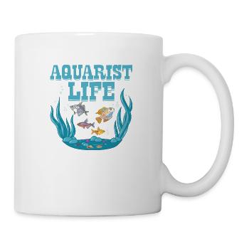 Aquarist Life Aquarium Owner Fish Keeping - Mug - white - Right