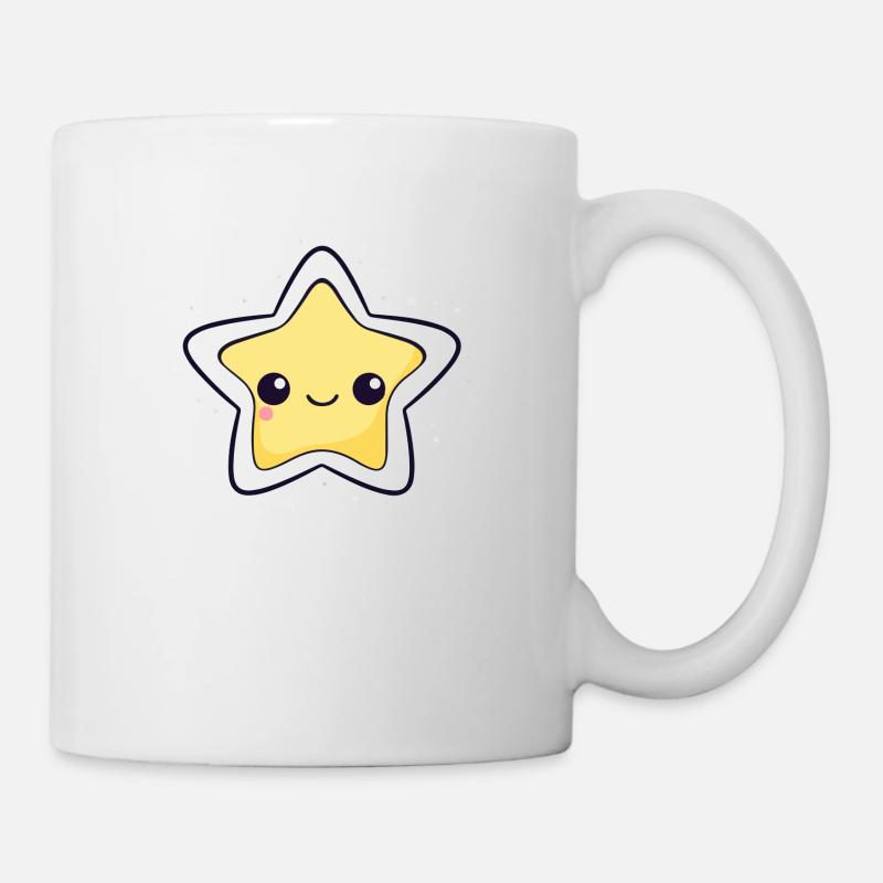 L'étoile Kawaii - Mug blanc - blanc