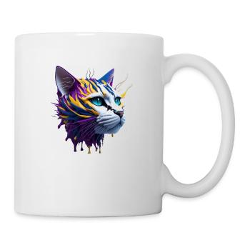 cat lovers, cat 3d ,tabby cat - Mug - white - Right