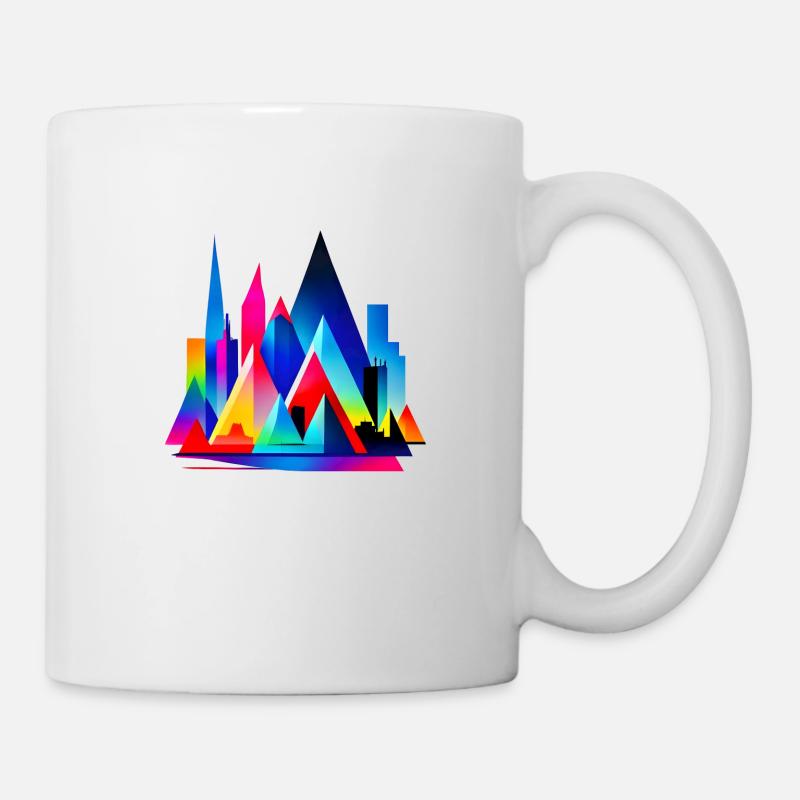 Stadt der Träume - Tasse - Weiß