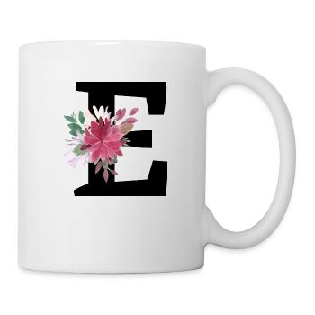 Floral Letter - Mug - white - Right