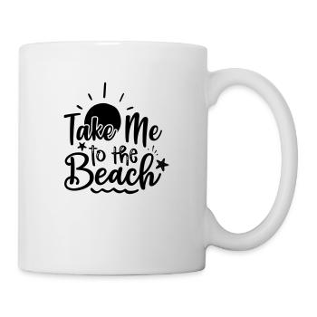 Take me to the beach - Mug - white - Right