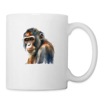 monkey - Tasse - Weiß - Rechts