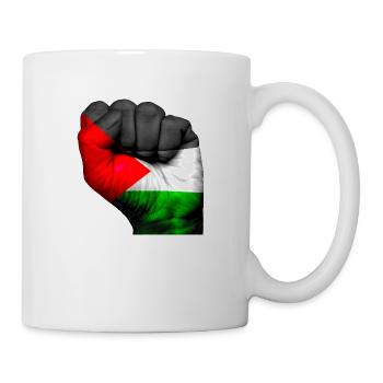 Fist Palestine - Mug blanc - blanc - Droite