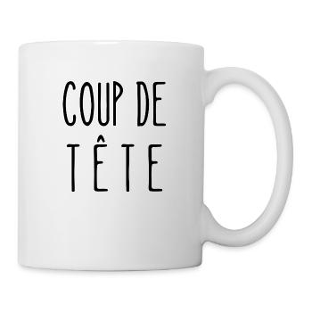 coup de tête - Mug blanc - blanc - Droite