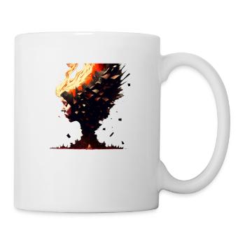 Explosion der Gedanken - Tasse - Weiß - Rechts
