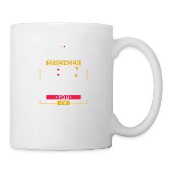 Beaucoup plus fort que vous ne le pensez - Mug blanc - blanc - Droite