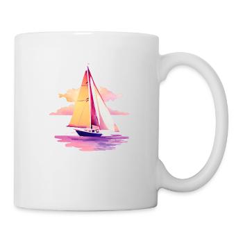 Sailing Sailing Sailing Sailing Sailboat - Mug - white - Right