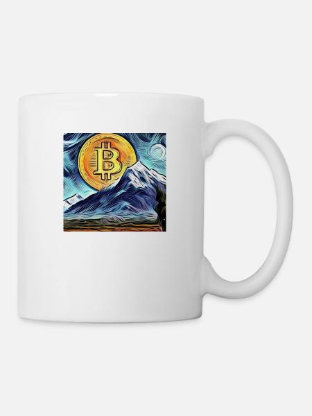 Bitcoin + Nature - Mug - white