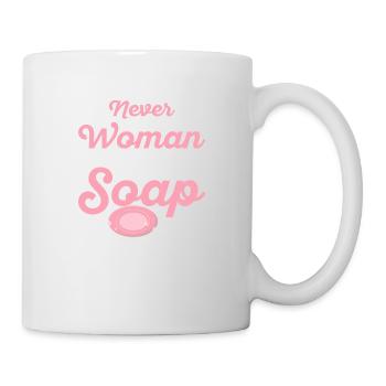 Never Underestimate A Woman Soapmaking Soapmaker - Mug - white - Right