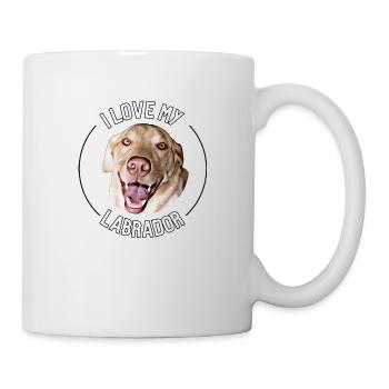 J’aime mon Labrador - Mug blanc - blanc - Droite