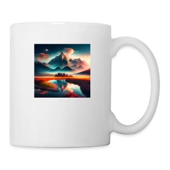 Paysage - Mug blanc - blanc - Droite