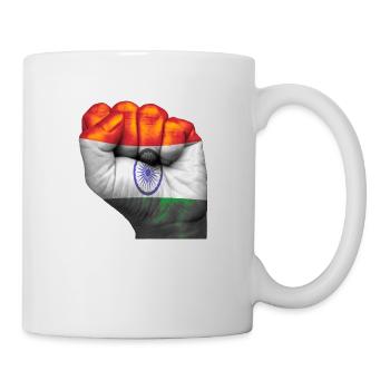 Fist Inde - Mug blanc - blanc - Droite