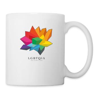 Crystal - LGBTQIA, love is love is love - Mug - white - Right
