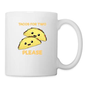 Taco Tortilla Mais Mexiko Essen I Geschenk - Tasse - Weiß - Rechts