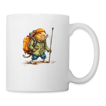 The mole rat wanders in free time - Mug - white - Right