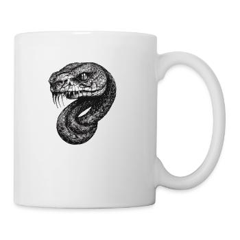 Snake - Tasse - Weiß - Rechts