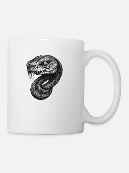 Snake - Tasse - Weiß