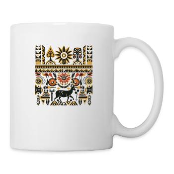 Folklore africain - Mug blanc - blanc - Droite